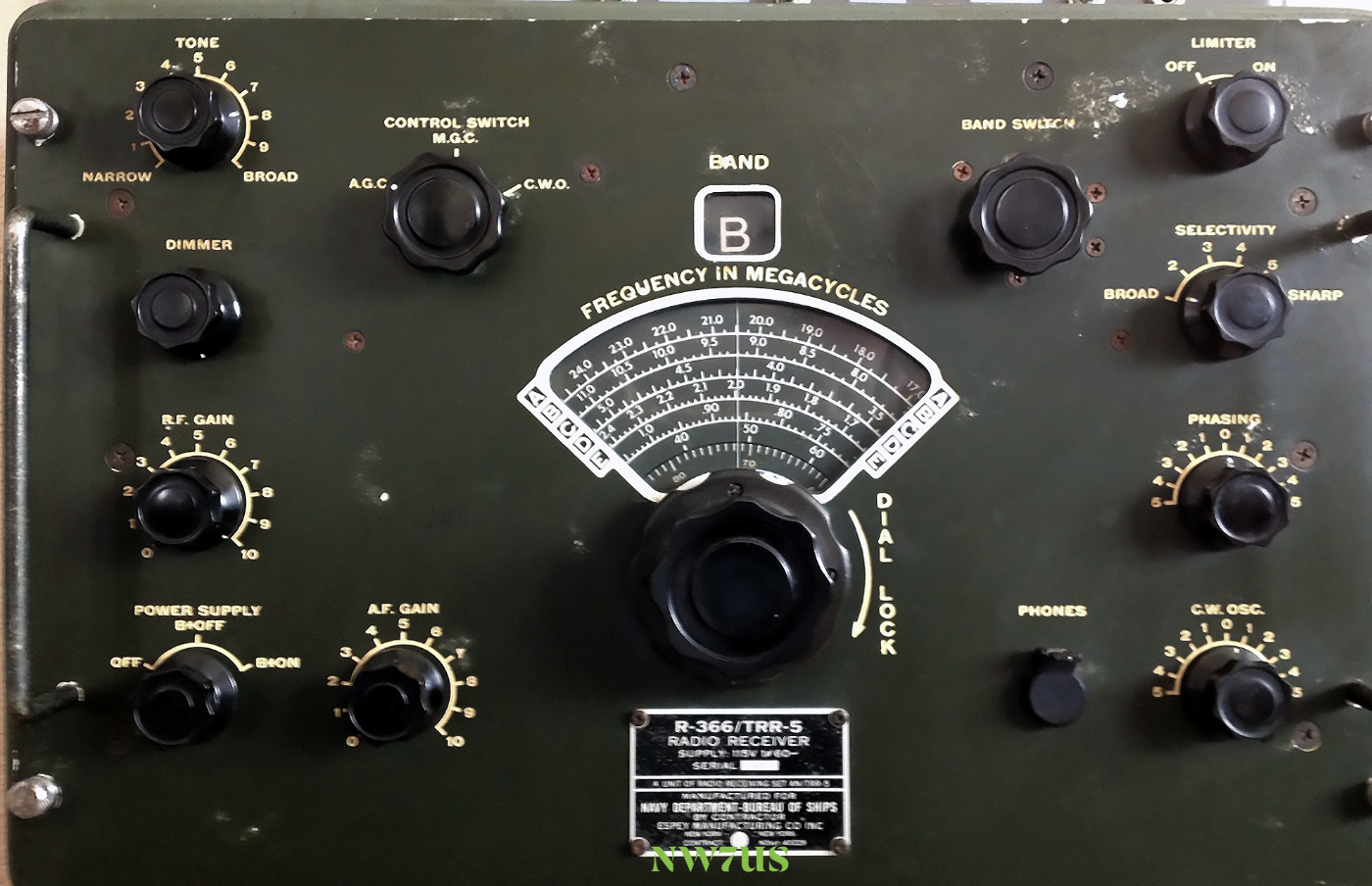 What was your first major receiver?